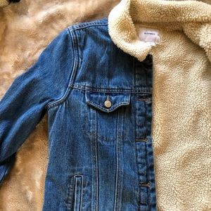 Sherpa jean jacket